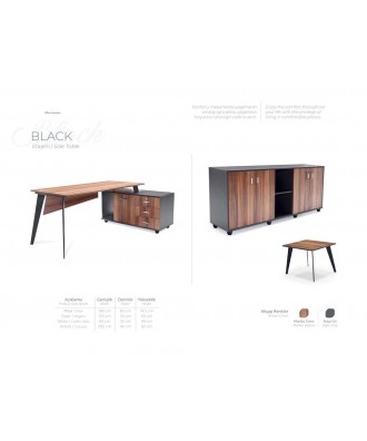 BLACK ETAJERLİ